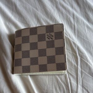 Louis Vuitton Damier Graphite Card Holder - Brown and Cream